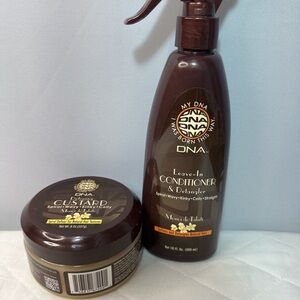 My DNA Leave-In Conditioner Detangler & Custard Cream Set Defining Hair Cream